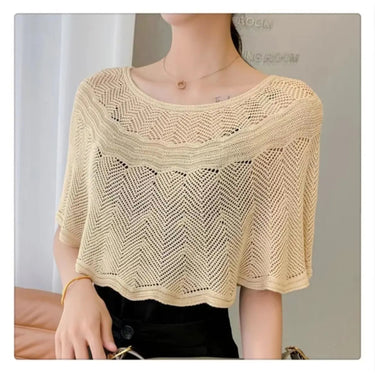 Knitted Sun-proof Shawl (đ„Gift Pearl Clips 1pcsđ„)